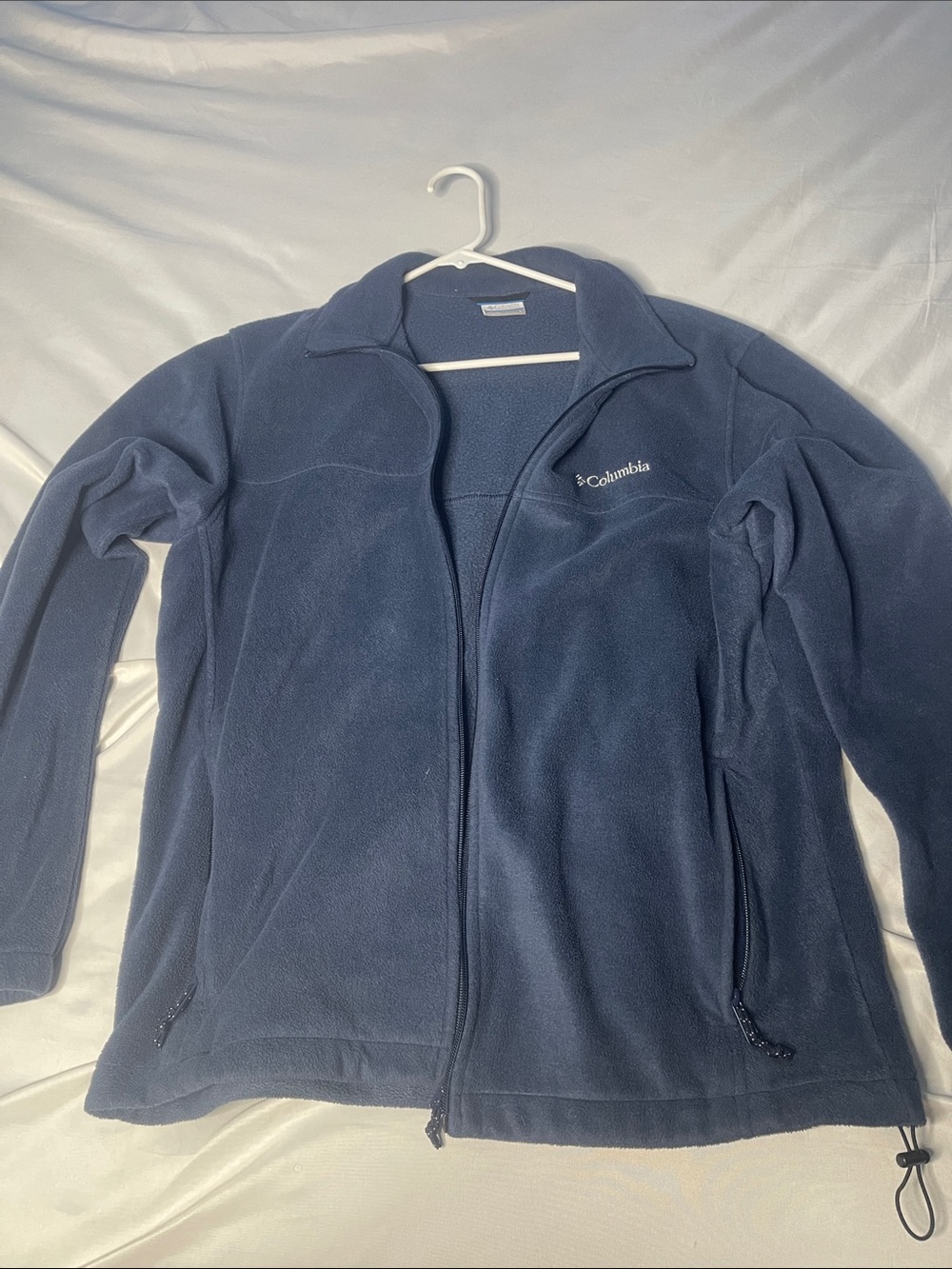 Columbia Men’s Navy Full-Zip Fleece Jacket - Deep Navy